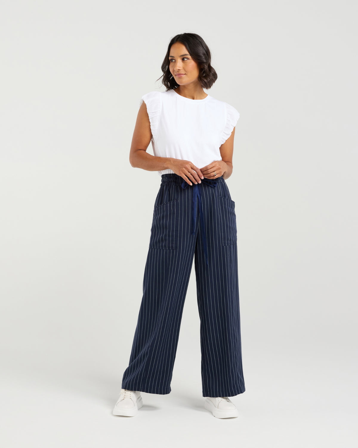 Et Alia Chloe Pant - Midnight Stripes