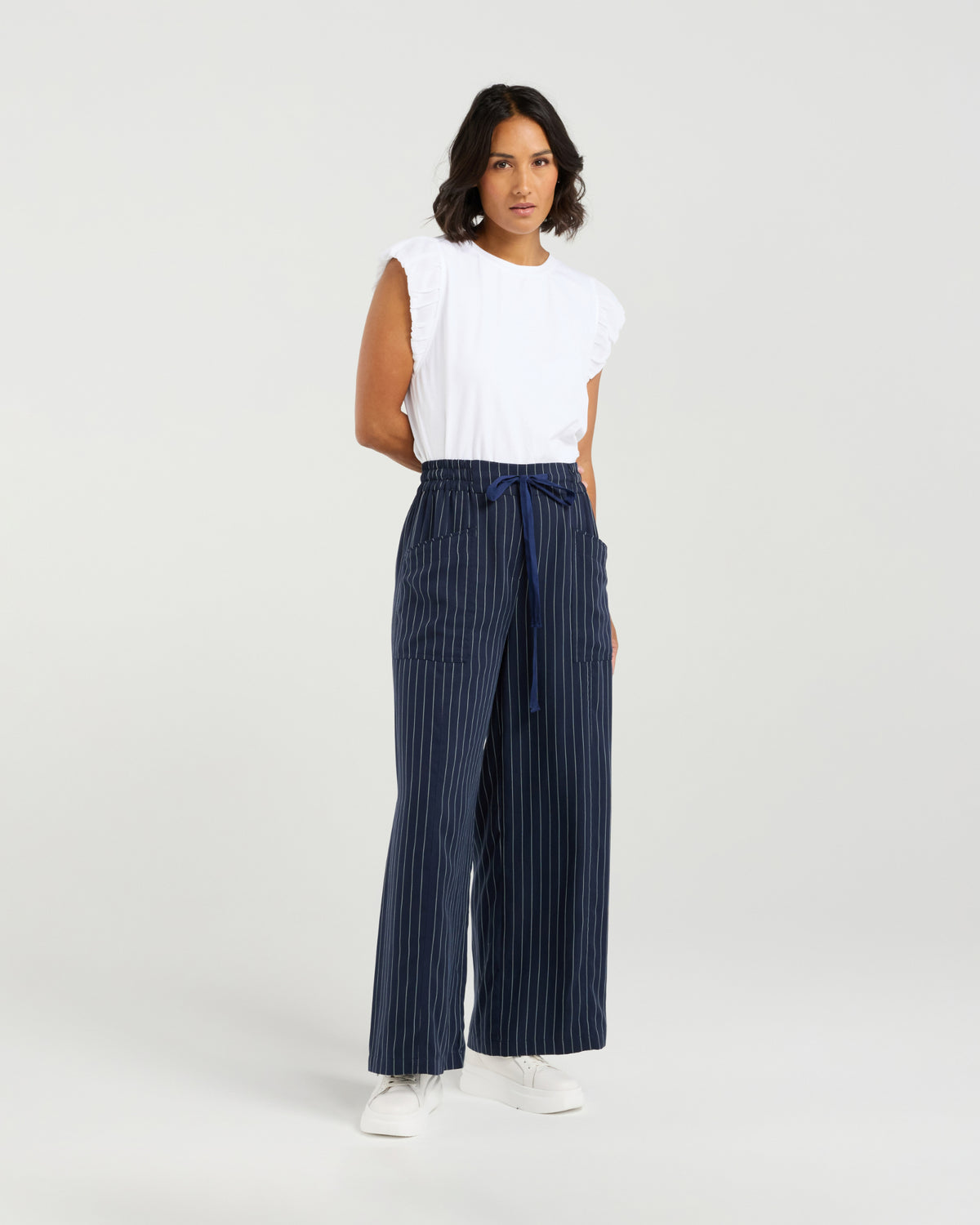 Et Alia Chloe Pant - Midnight Stripes
