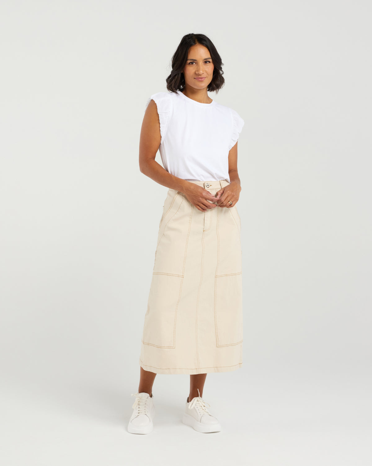 Et Alia Avril Skirt - Buttercream