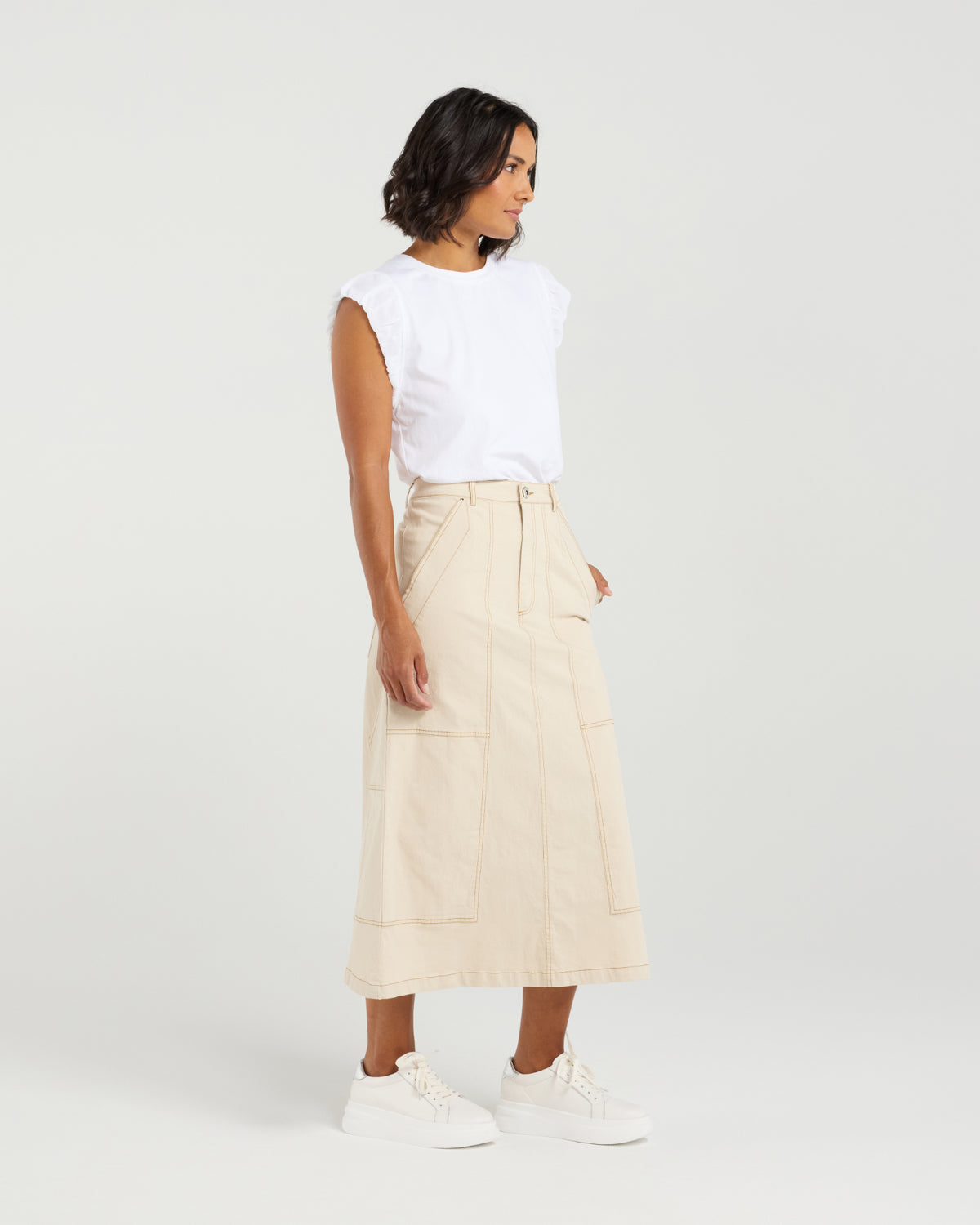 Et Alia Avril Skirt - Buttercream