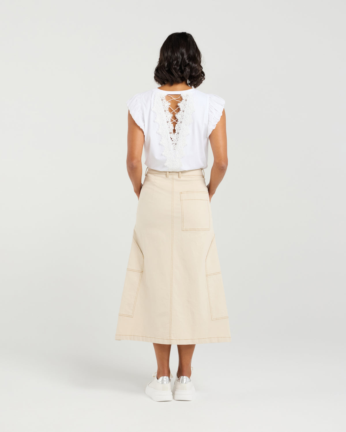 Et Alia Avril Skirt - Buttercream