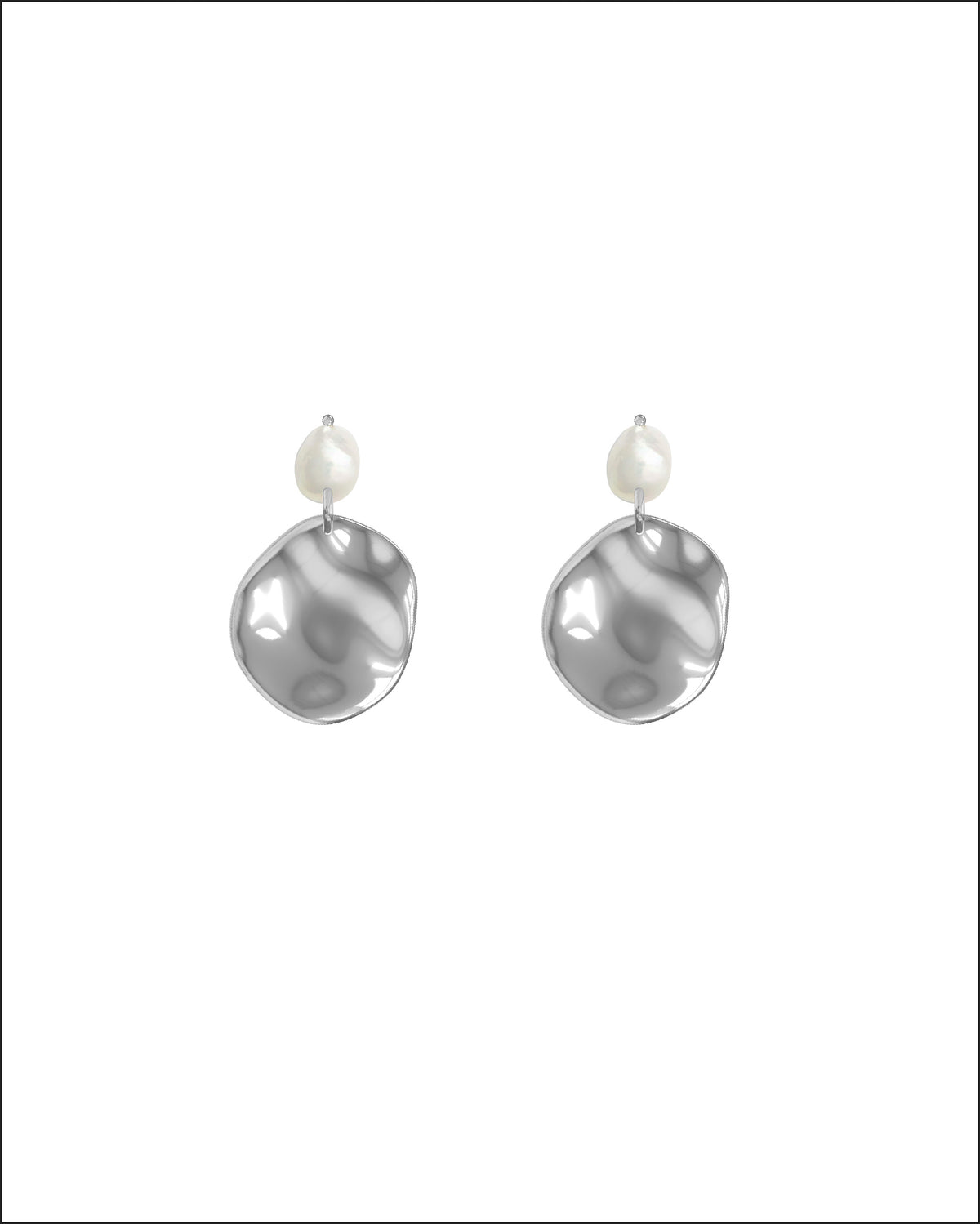 Edblad Pearl Signet Earrings