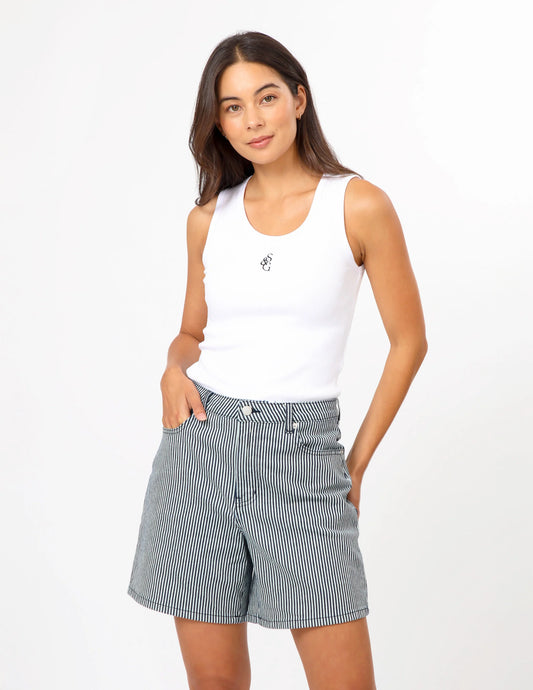 Stella + Gemma Emily Short - Navy/White Stripe