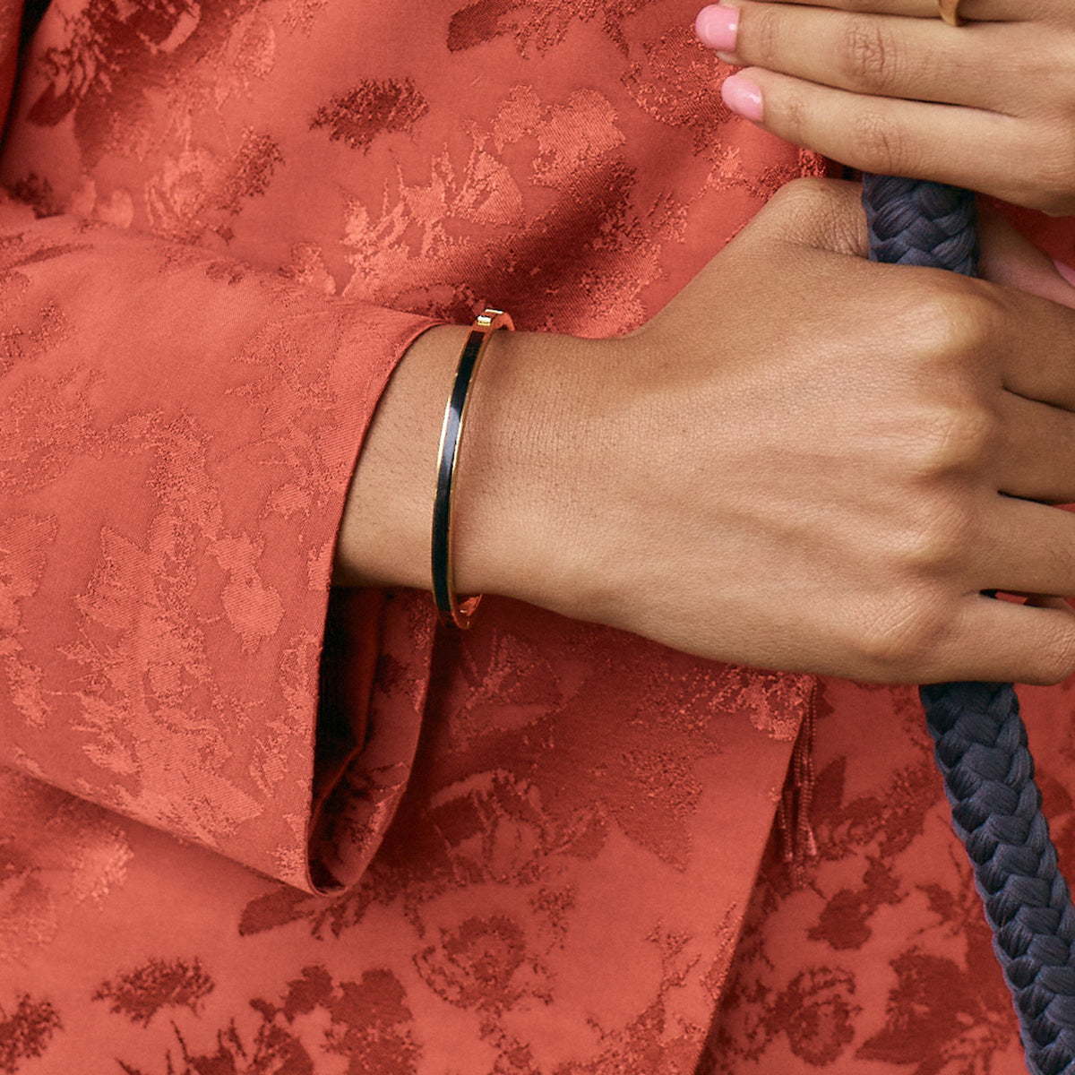 Edblad Fave Bangle - Black/Gold