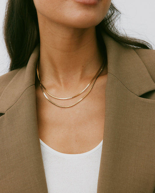 Edblad Square Link Necklace