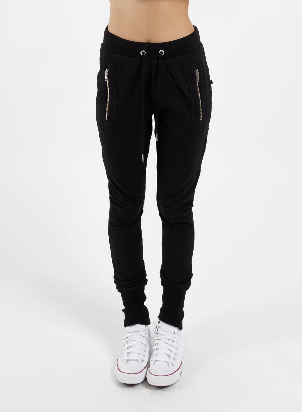 Federation Escape Trackies - Black/Silver Zips