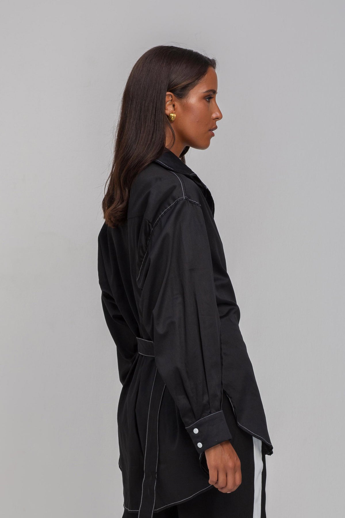 Blak Find My Luck Shirt - Black/White