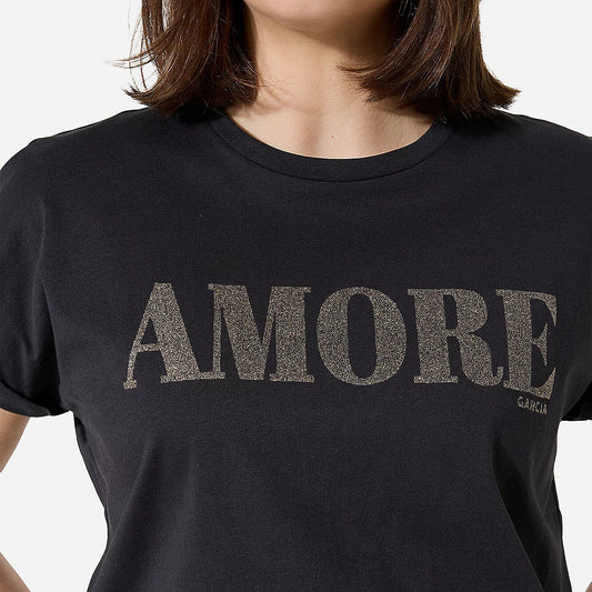 Garcia More Amore Tee - Antracite