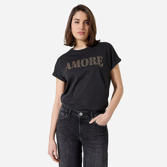 Garcia More Amore Tee - Antracite