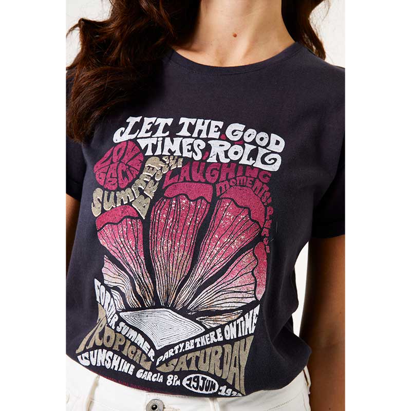 Garcia Good Times T-Shirt - Antracite
