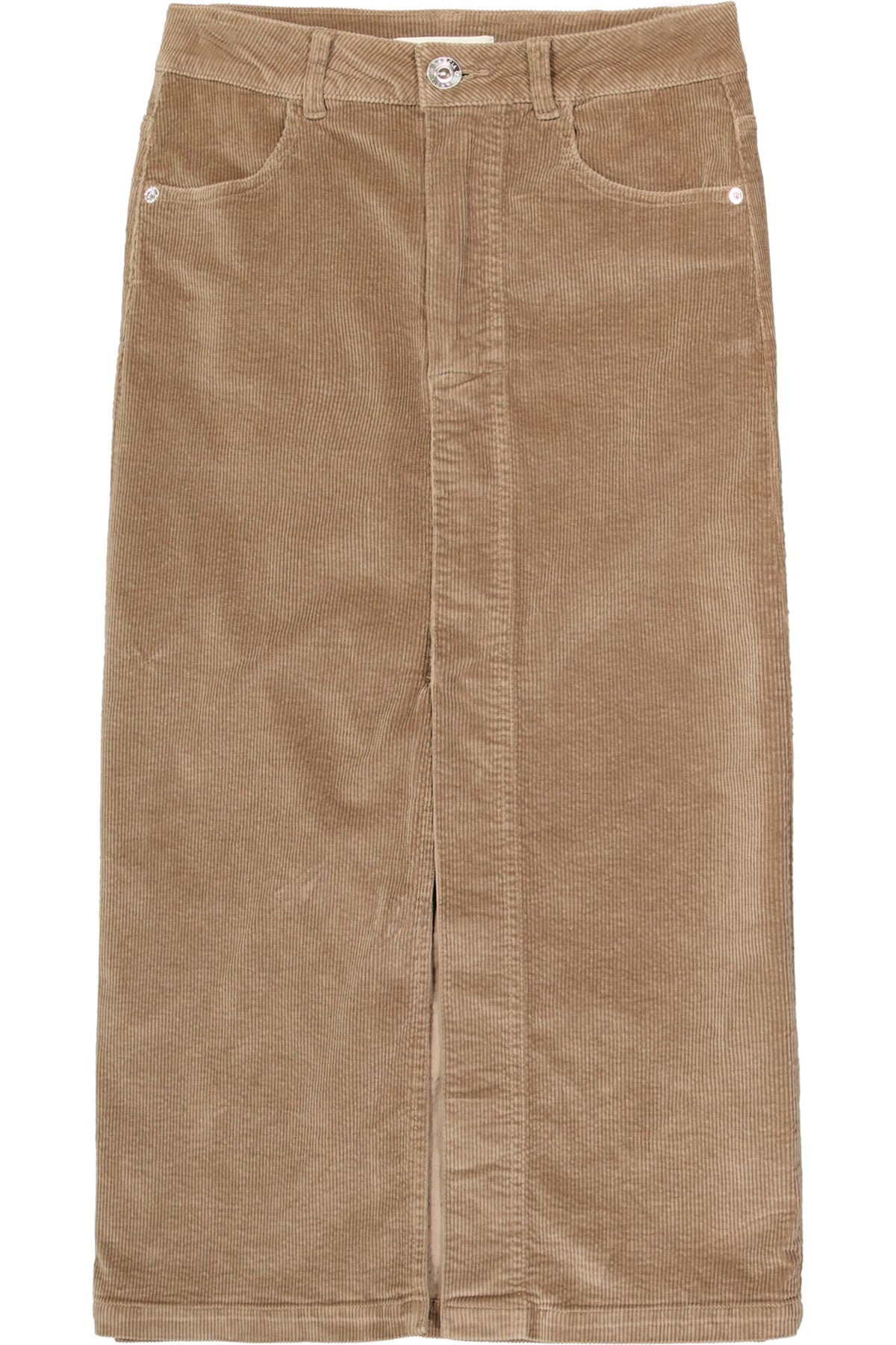 Garcia Corduroy Midi Skirt - Desert Taupe