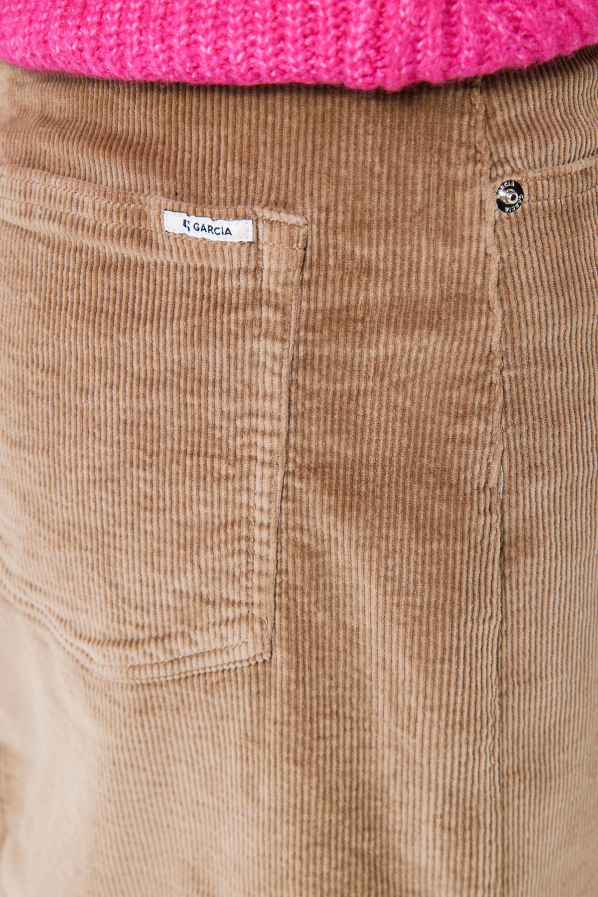 Garcia Corduroy Midi Skirt - Desert Taupe