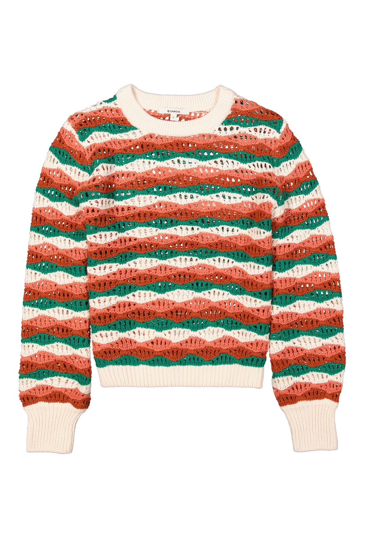 Garcia Striped Knit - Apricot Brandy