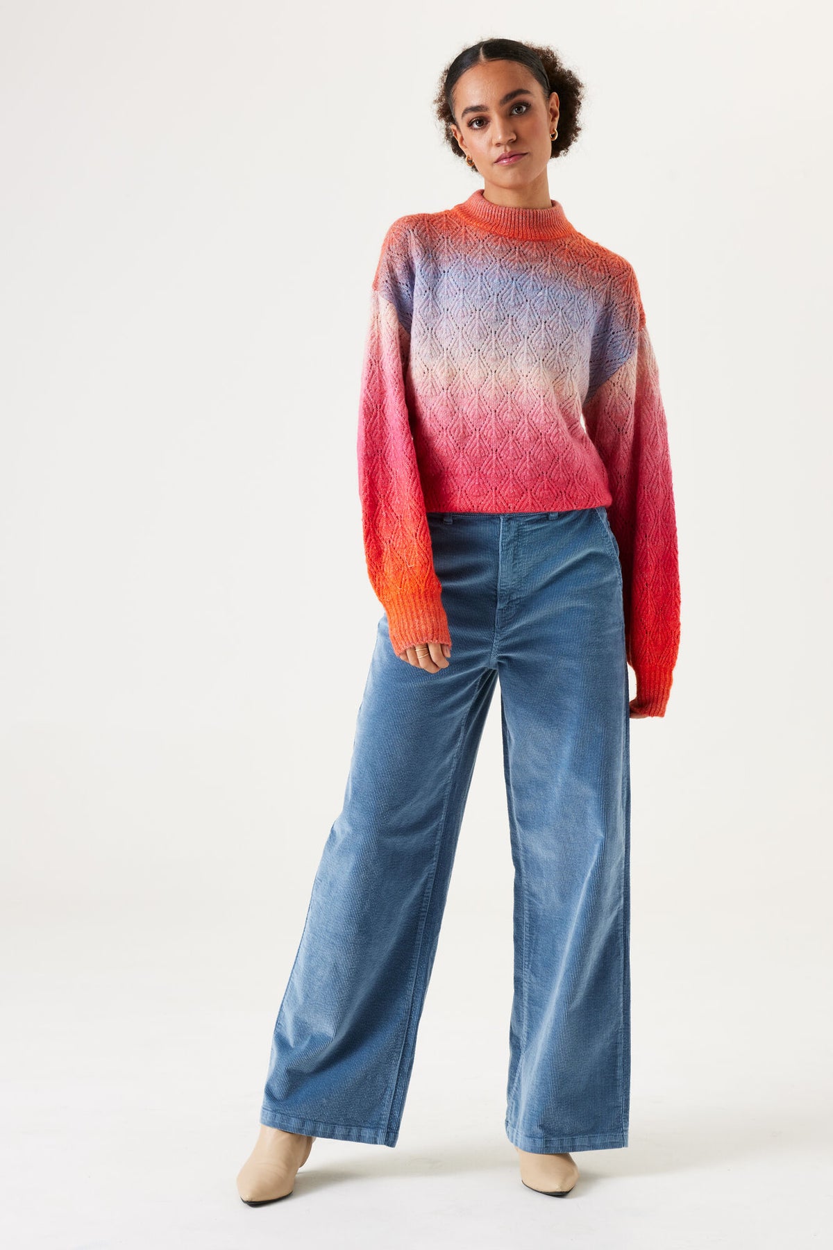 Garcia Knitted Pullover - Flame Scarlet