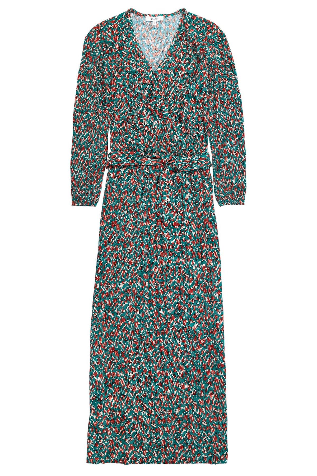 Garcia Faux Wrap Dress - Ivy Forest