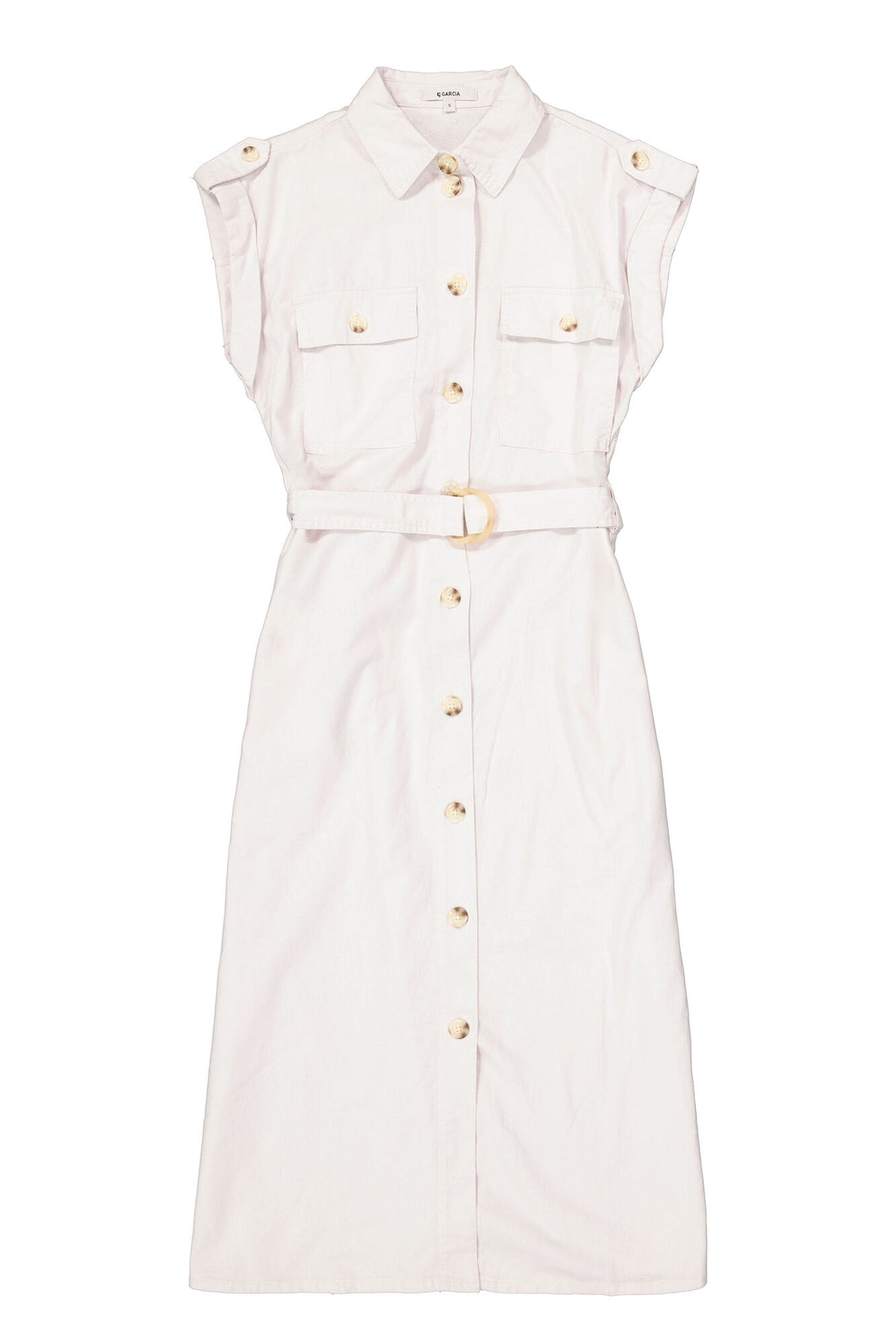 Garcia Shirt Dress - Beige Stone