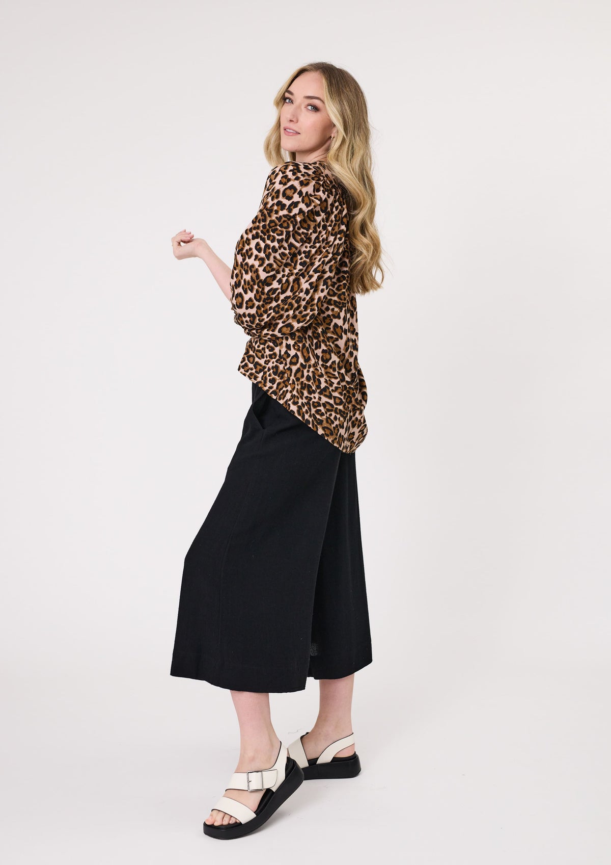 Lemon Tree Gianna Top- Leopard
