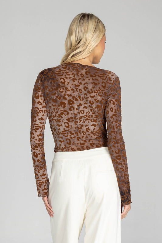Blak Gigi Top - Brown Leopard