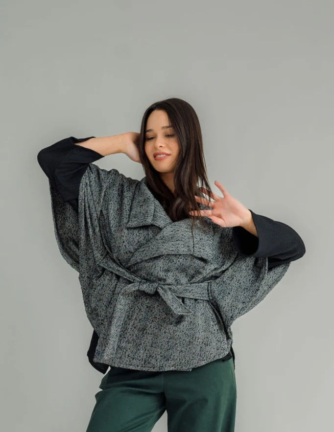 Nes Go-To Cape - Herringbone