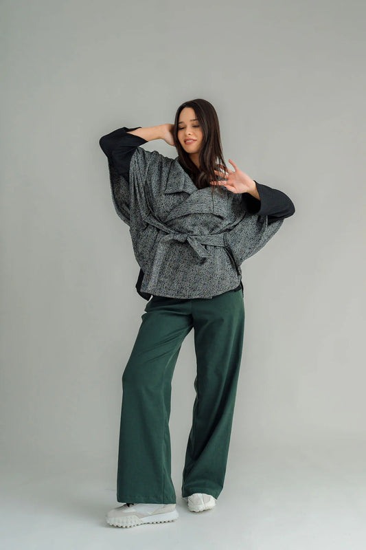 Nes Go-To Cape - Herringbone