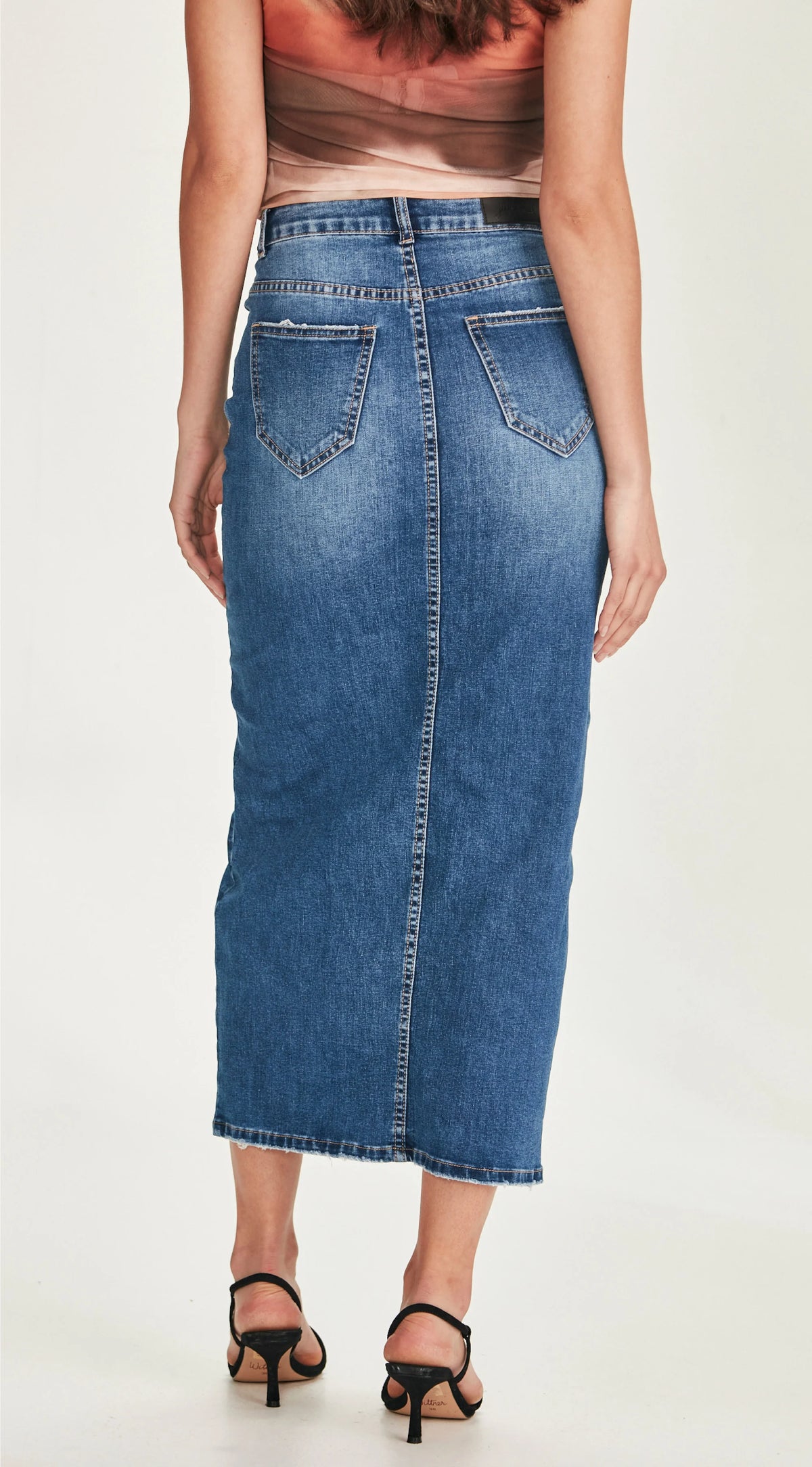 Junkfood Jeans Hazel Skirt - Blue