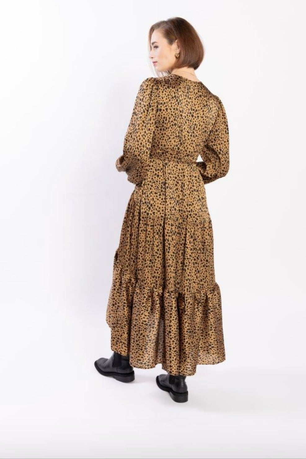 Drama The Label Macey Dress - Cheetah Print