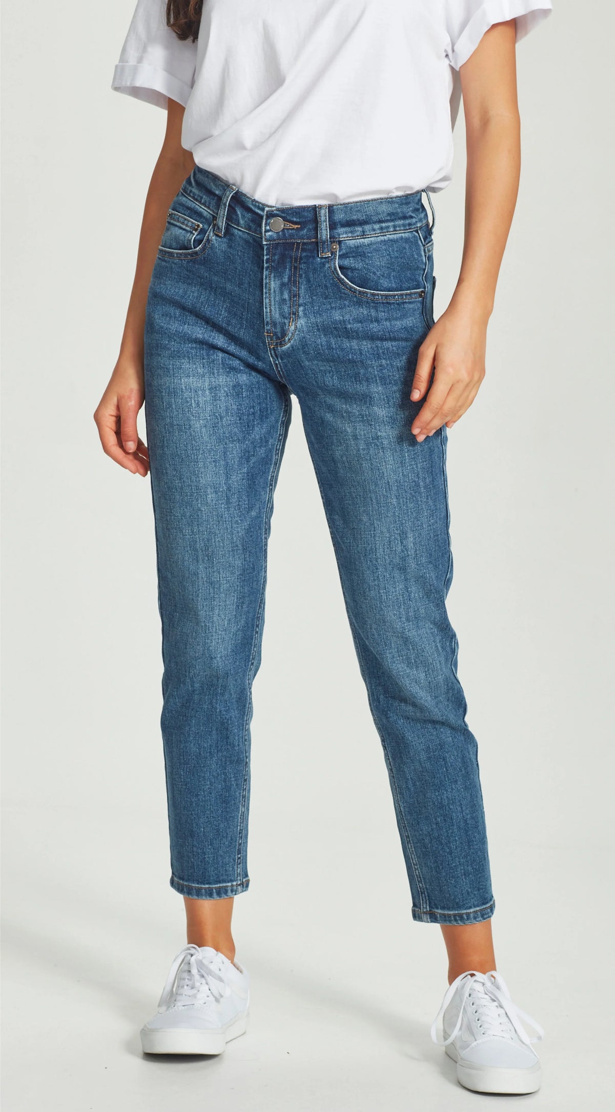 Junkfood Kailey Jeans Short Stuff - Dark Blue