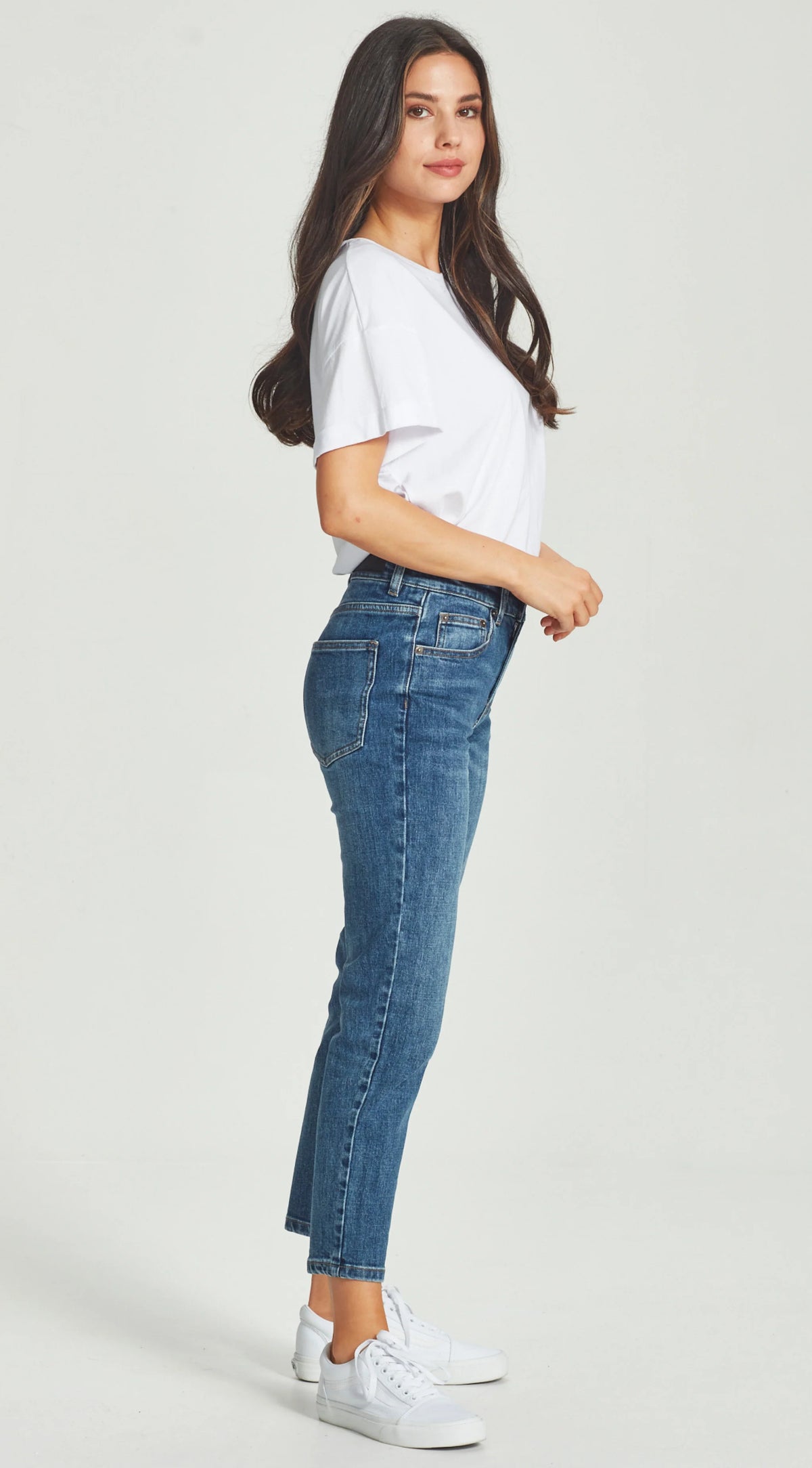 Junkfood Kailey Jeans Short Stuff - Dark Blue