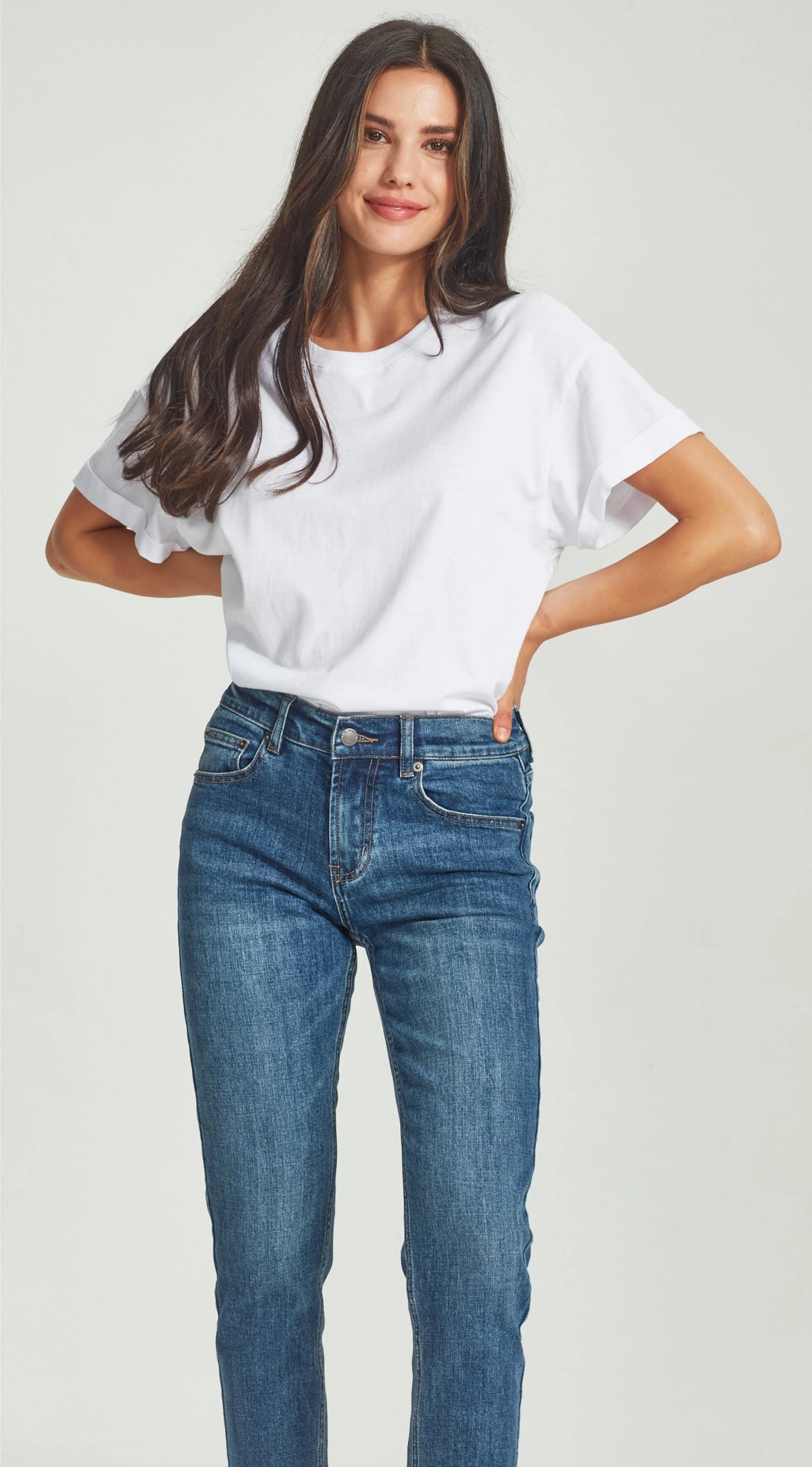Junkfood Kailey Jeans Short Stuff - Dark Blue