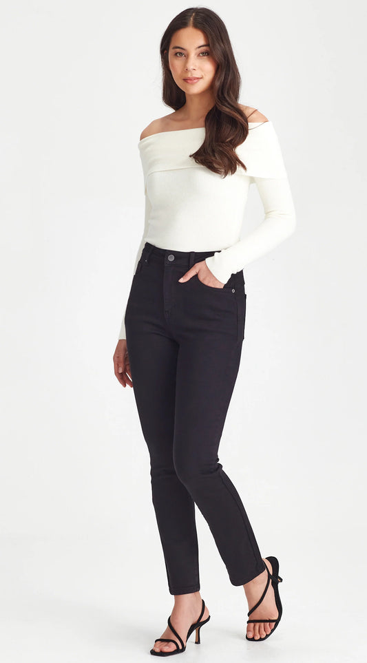 Junkfood Jeans - Peachy Push Up - Black