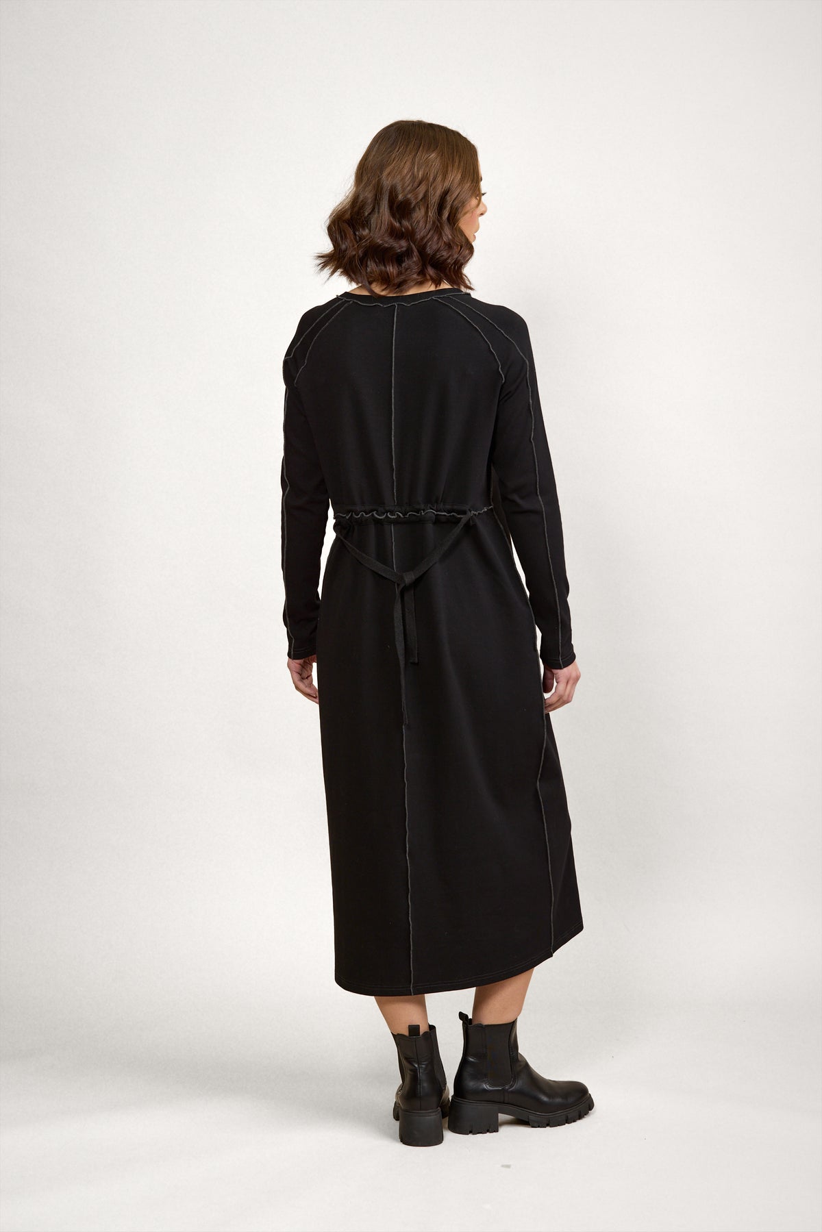 Knewe Alex Dress - Black/Charcoal