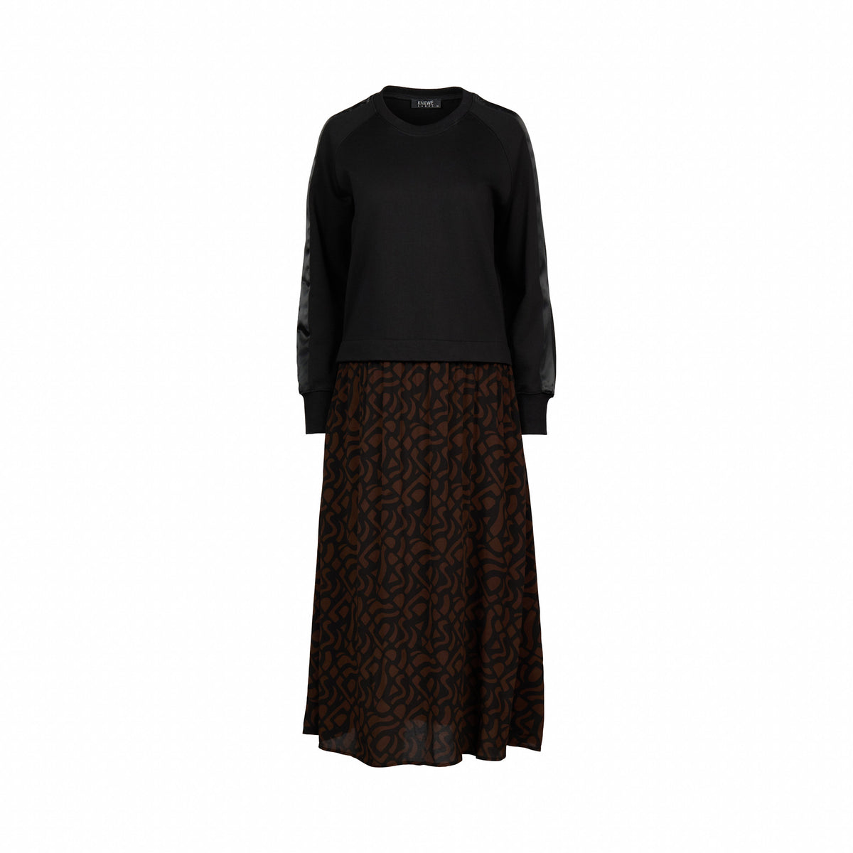 Knewe Rebel Dress - Black/Mocha