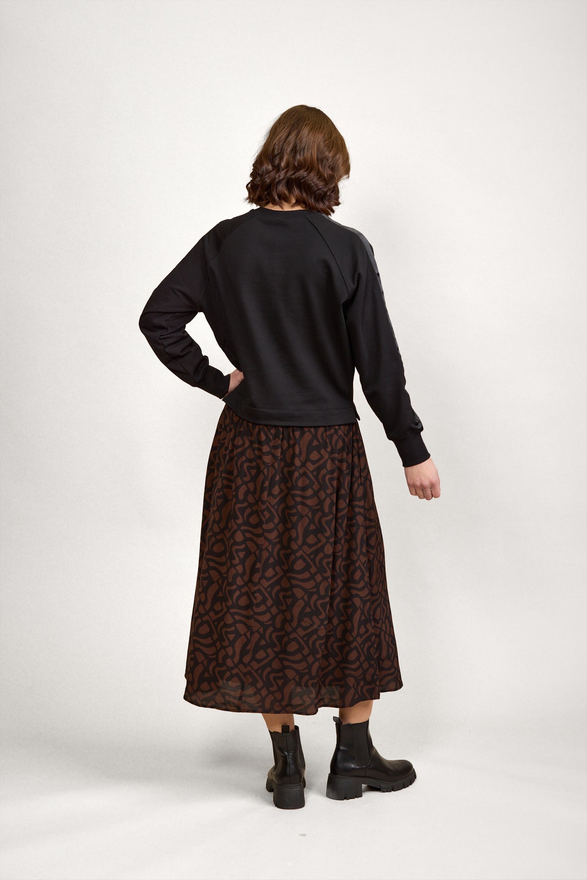 Knewe Rebel Dress - Black/Mocha