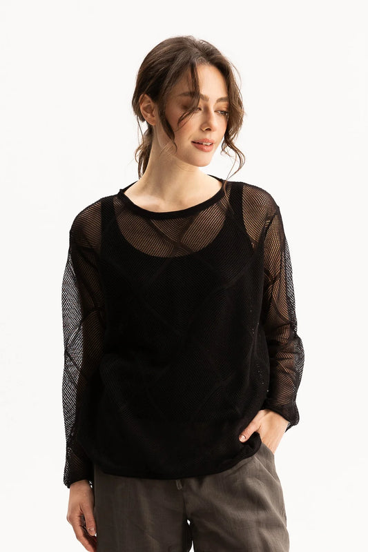 Blacklist Bronx Top - Black
