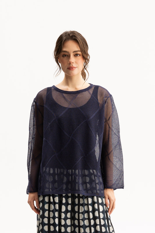 Blacklist Bronx Top - Navy