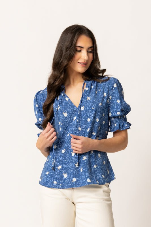 Leila & Luca Honey Blouse - Scatter Bloom