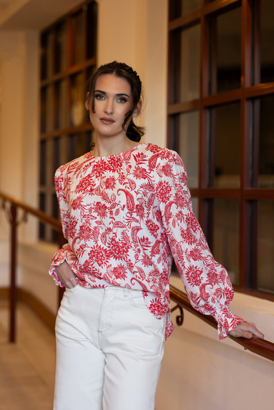 Leila & Luca New York Top - Ruby Pop