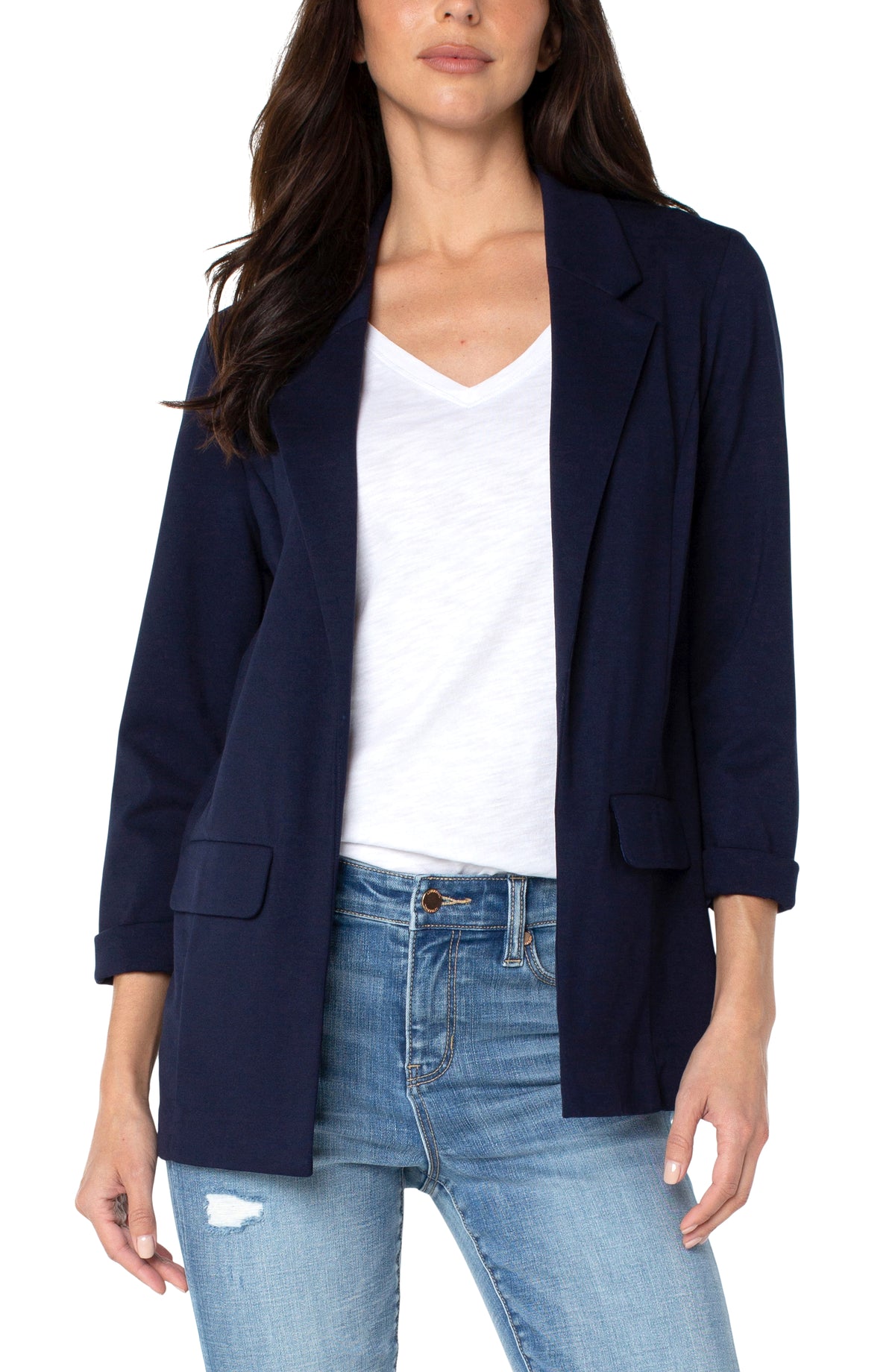 Liverpool Boyfriend Blazer - Navy