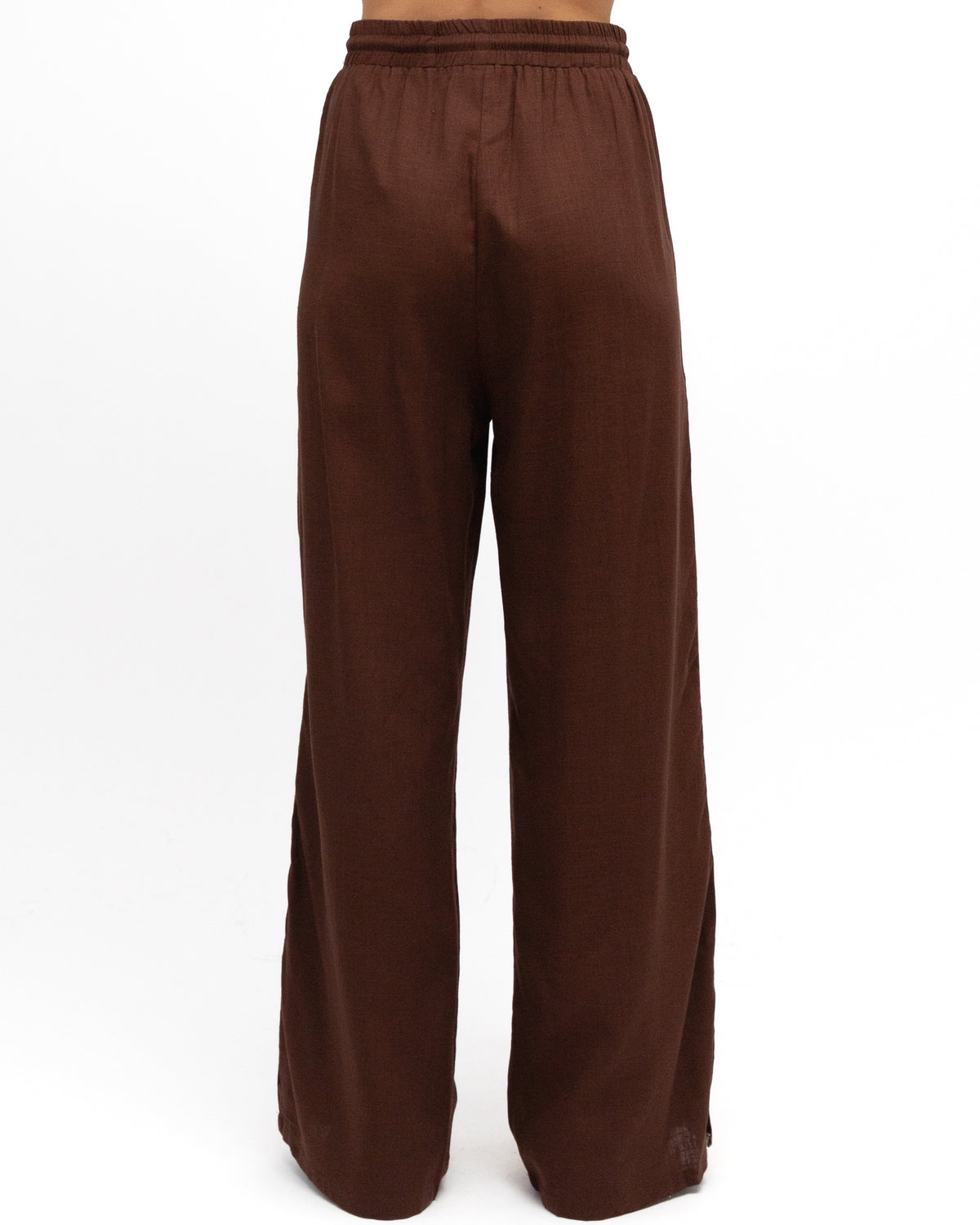 Label Of Love Pants - Choc w Stripe