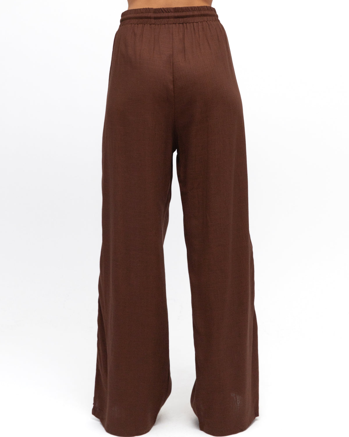 Label Of Love Pants - Choc w Stripe