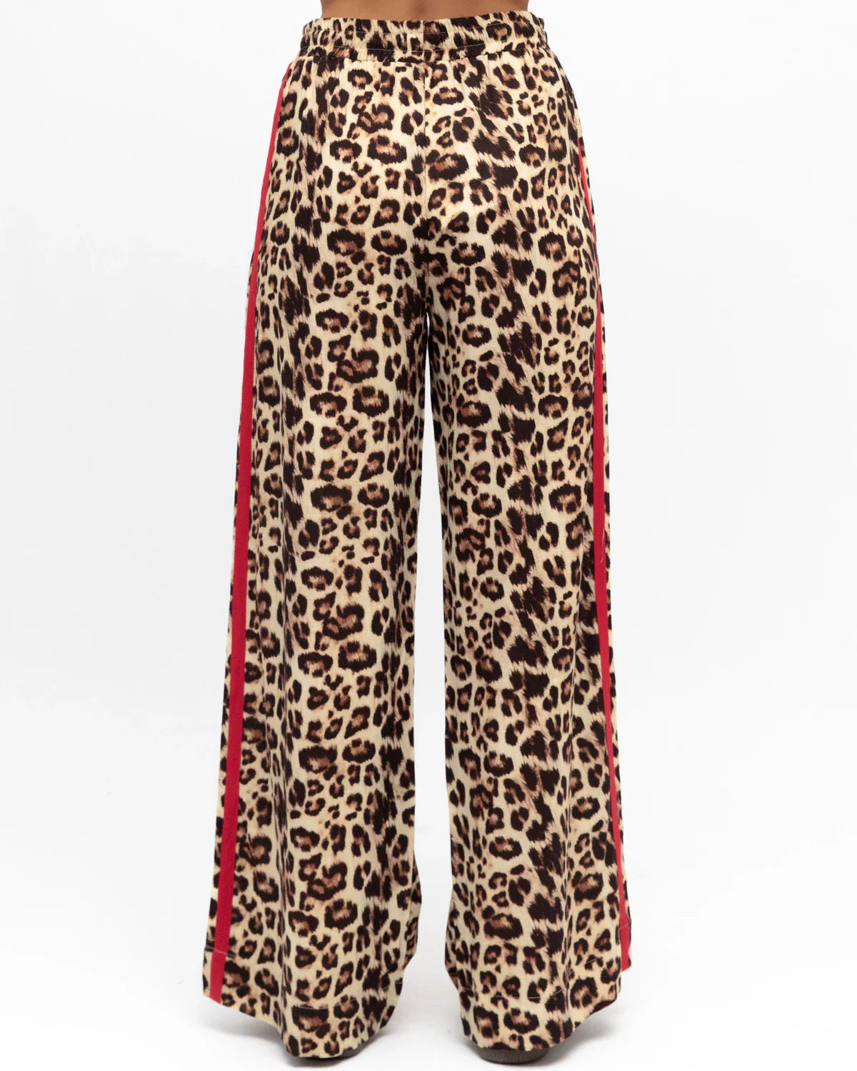 Label Of Love Leopard Contrast Pants