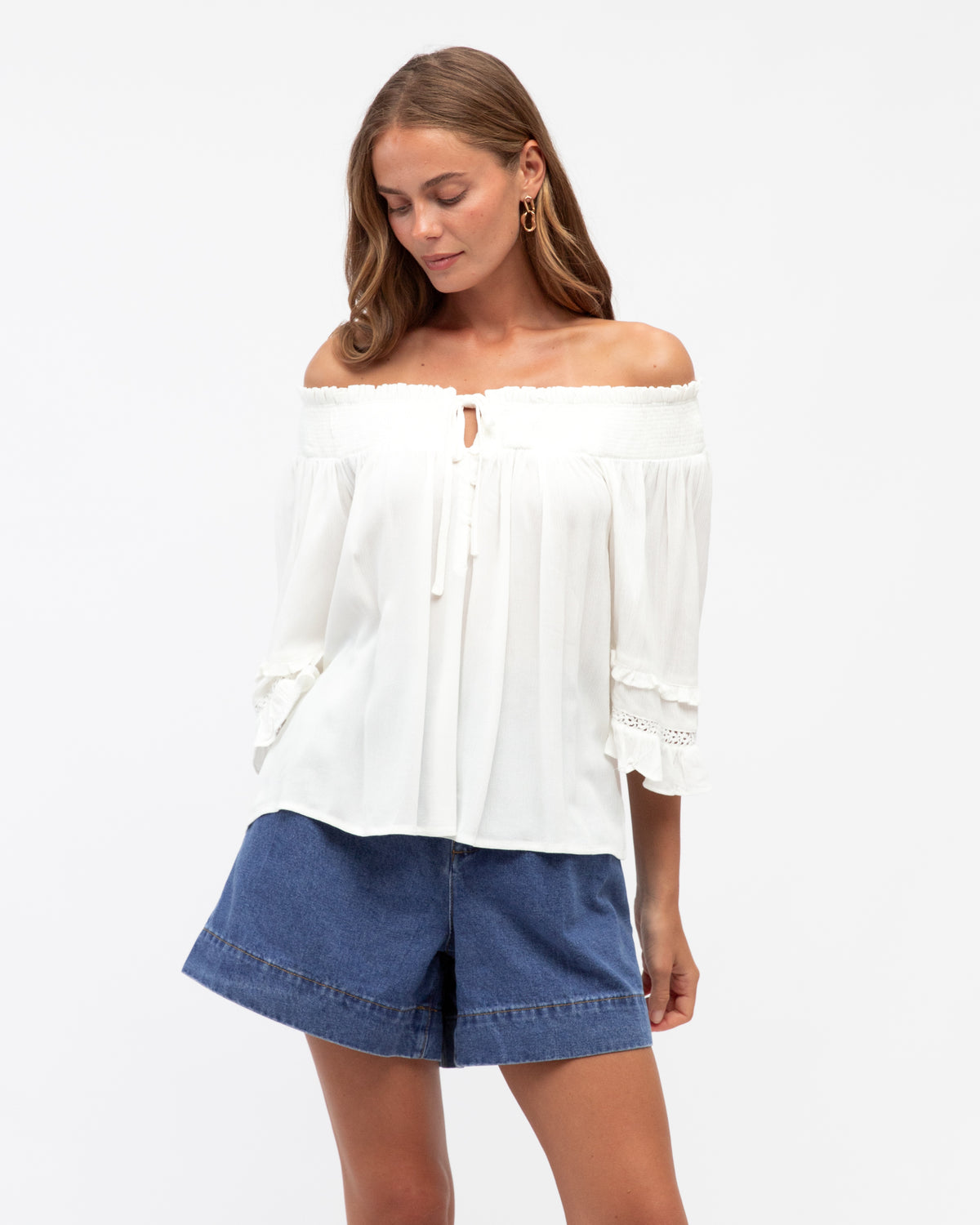 Label Of Love Lani Top - White