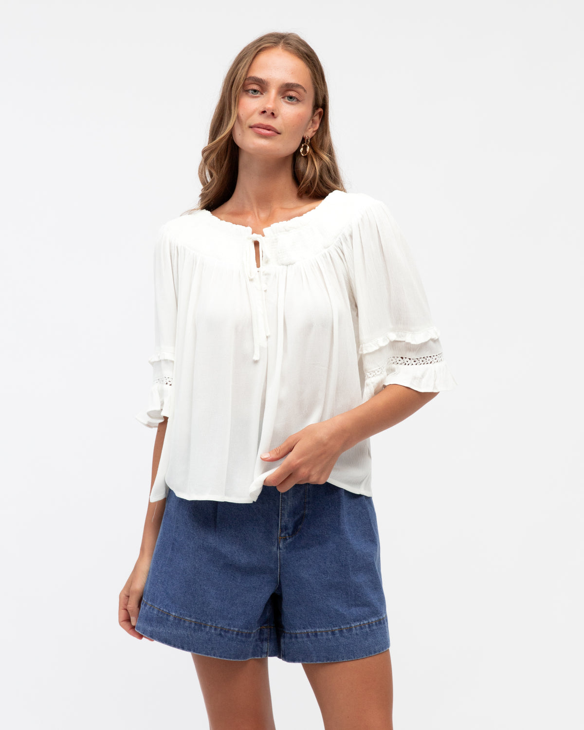 Label Of Love Lani Top - White