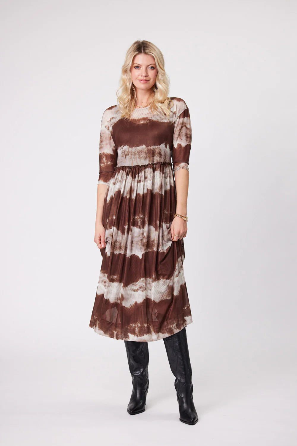 Lemon Tree Sarai Dress - Dark Mocha