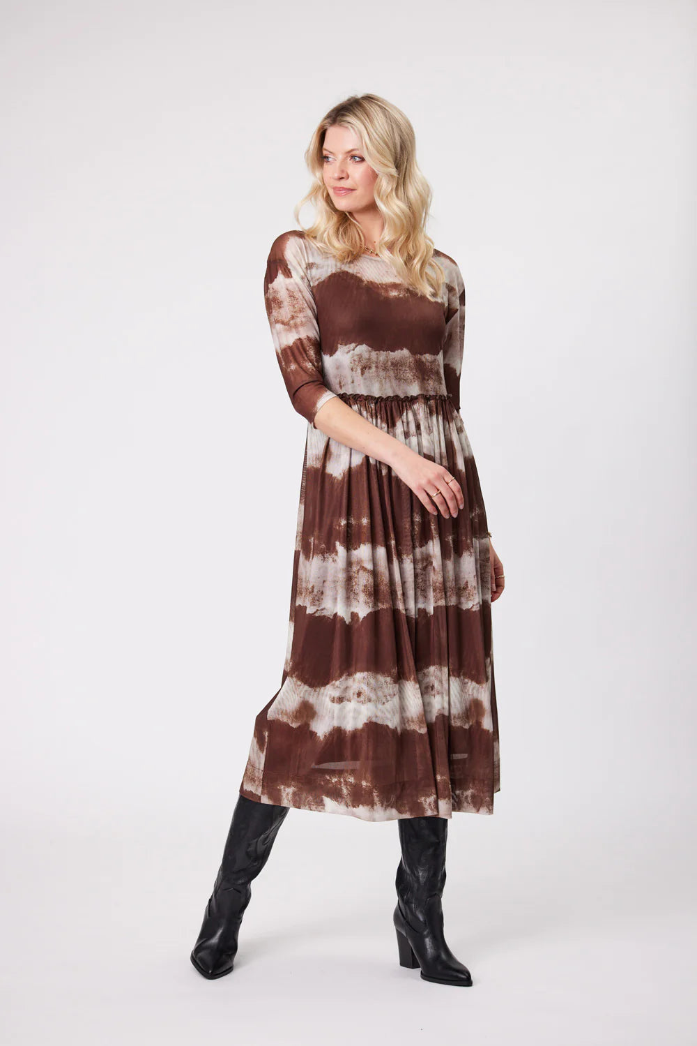 Lemon Tree Sarai Dress - Dark Mocha