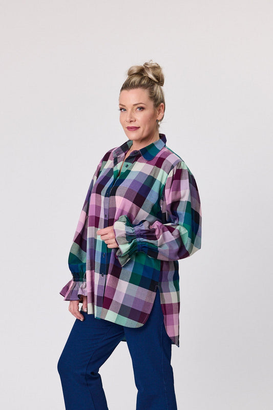 Libertine Dutton Blouse - Teal Plum