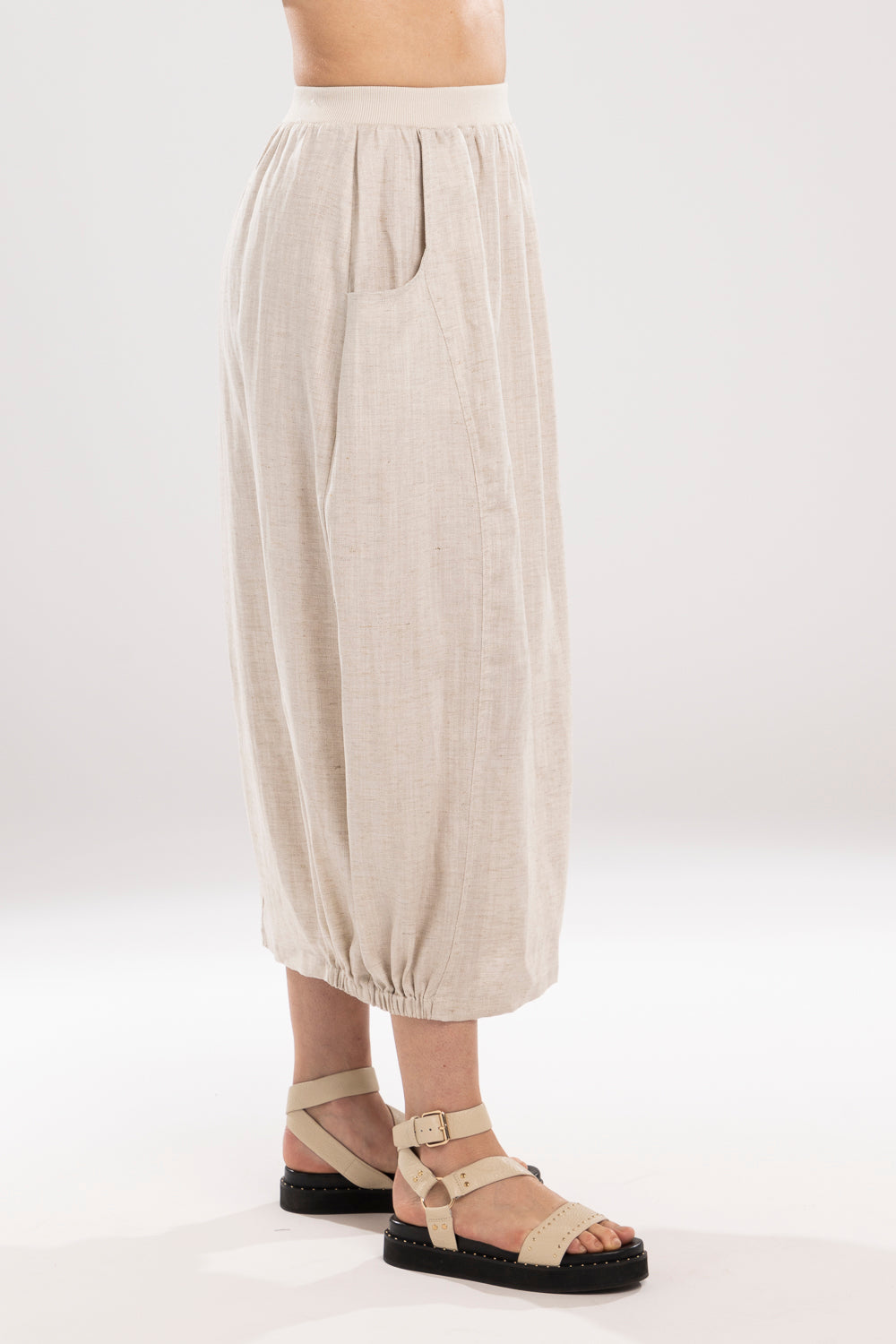 Mi Moso Ida Barrell Skirt - Linen