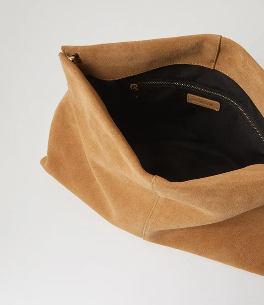 Mollini Aevie Bag - Suede Camel