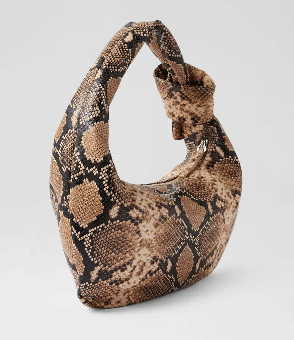 Mollini Effie Bag - Brown Snake