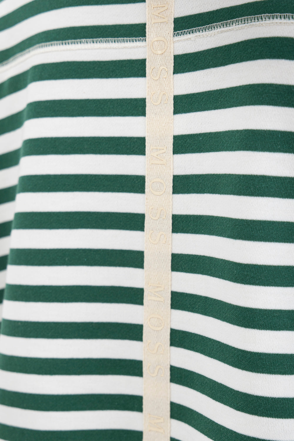 Moss Striped Sweat - Green